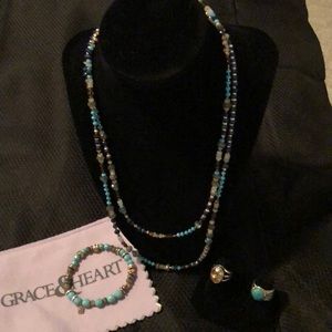 Real Natural Stone Mix It Up Necklace